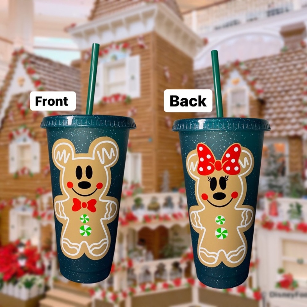 Gingerbread Mickey and Minnie Cup